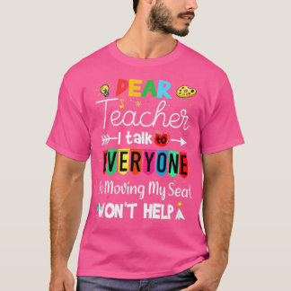 おもしろい親愛先生皆に話す Tシャツ