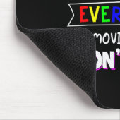 おもしろい親愛先生私は皆に話す移動シートWo マウスパッド (コーナー)