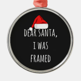 おもしろい親愛Santa Iはクリスマスに飾られおもしろいた メタルオーナメント