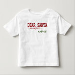 おもしろい親愛Santa I Can Explain Christmas Red トドラーTシャツ<br><div class="desc">このおもしろいフェスティバルシーズンのクリスマス引用文。サンタ親愛は説明できる。赤いタイポグラフィグラフィック。このクリスマスはフェスティバル精神に入れ。</div>