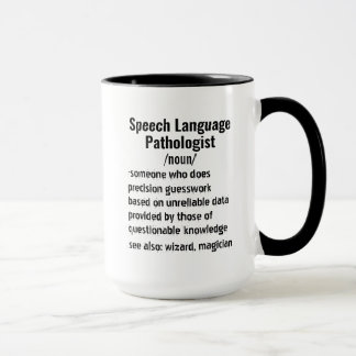 おもしろい言語病理医の定義ギフト マグカップ