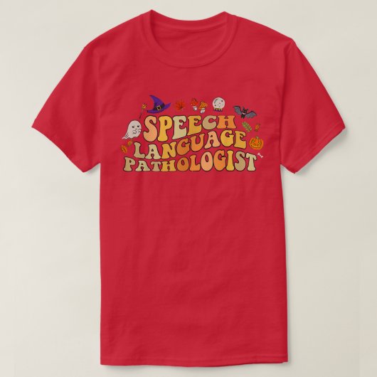 おもしろい言語病理学音声セラピーH Tシャツ (デザイン正面)