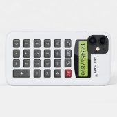 おもしろい計クール算パターンとカスタム文字 Case-Mate iPhoneケース (裏面(横))