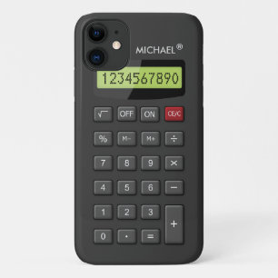 おもしろい計算オタク系のパターン iPhone 11 ケース