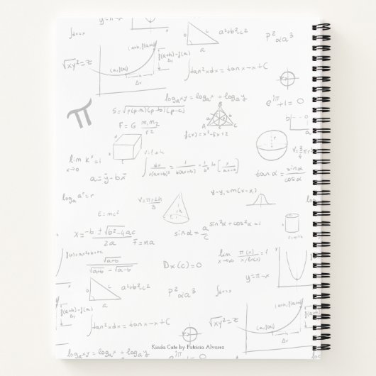 おもしろい計算キッド計算 ノートブック (裏面)