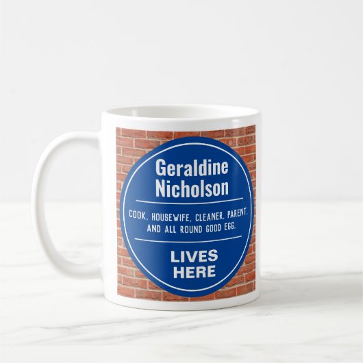 おもしろい記念スタイル壁プラーク珈琲マグカップ コーヒーマグカップ (左)