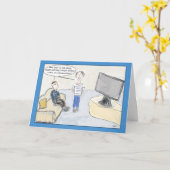 おもしろい記念日カード カード (黄色い花)