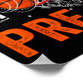 おもしろい試合前Kバスケットボール学校初日 ポスター (角)