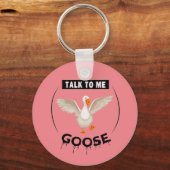 おもしろい話す キーホルダー (正面)