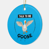 おもしろい話す セラミックオーナメント (左)