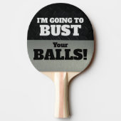 おもしろい話のバストをあなたの状況平手で打って下さい 卓球ラケット (裏面)