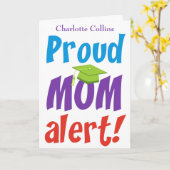 おもしろい誇りを持った母 カード (黄色い花)