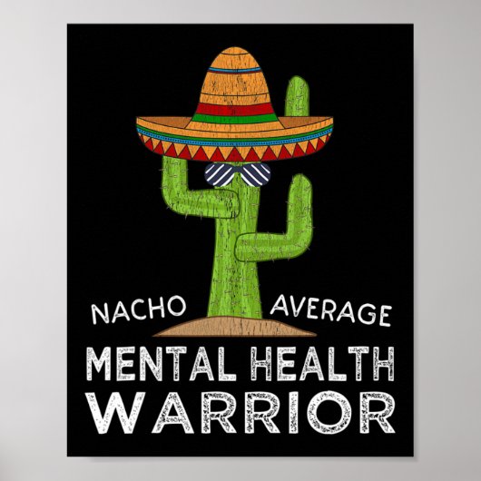 おもしろい認識度メンタルヘルス戦士 ポスター (正面)