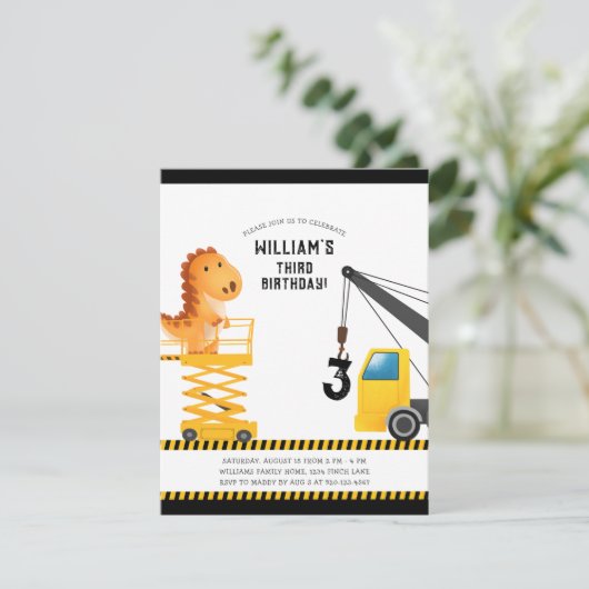 おもしろい誕生会 招待状 (スタンド正面)