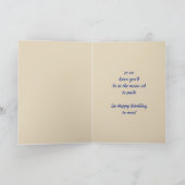 おもしろい誕生日から米国の牛動物のユーモア カード (内部)