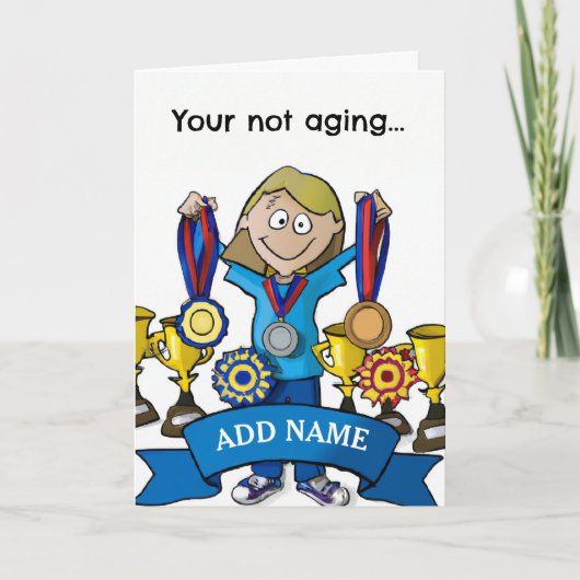 おもしろい誕生日のカー素晴らしド カード (正面)