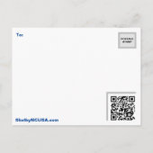 おもしろい誕生日はがき ポストカード (裏面)