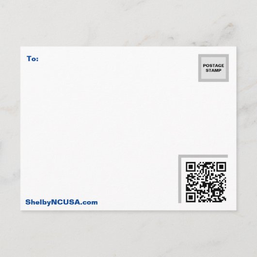 おもしろい誕生日はがき ポストカード (裏面)