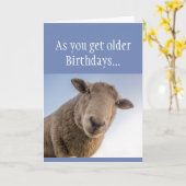 おもしろい誕生日は実在Bull*&^%またはBullsheepである カード (黄色い花)