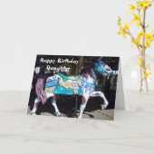 おもしろい誕生日ウィッシュドーター カード (黄色い花)