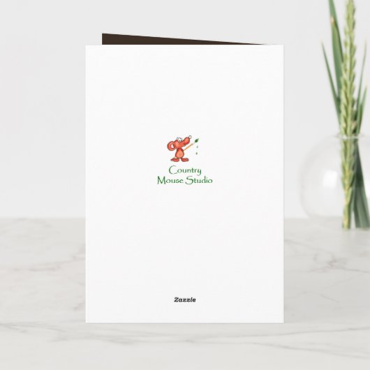 おもしろい誕生日ウエスタンサルーンビール カード (裏面)