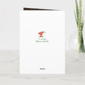 おもしろい誕生日ウエスタンワイルドウェストAIユーモア カード (裏面)