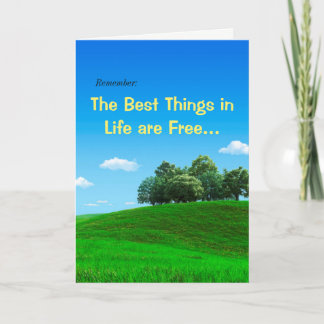 おもしろい誕生日カーもし与えドの現金または小切手 カード