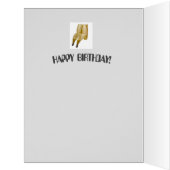 おもしろい誕生日カードバナナグリーティンユーモアのあるグ (内側(左))