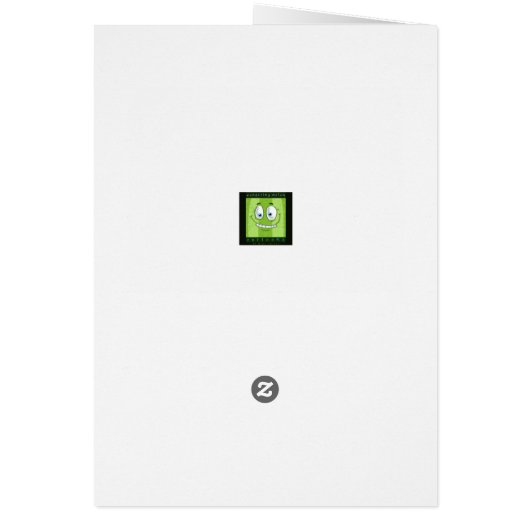 おもしろい誕生日カード (裏面)