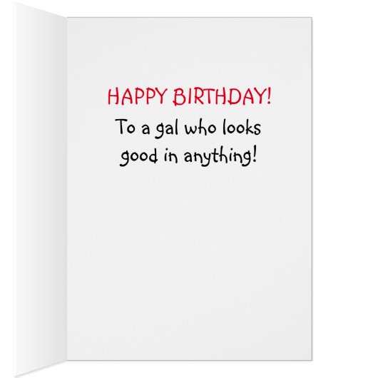 おもしろい誕生日カード (内側 (右))