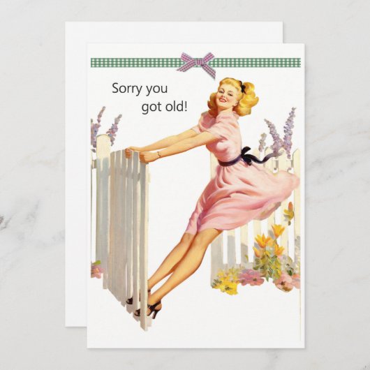 おもしろい誕生日カード (正面/裏面)