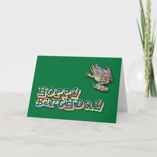 「おもしろい誕生日カード」 カード (正面)