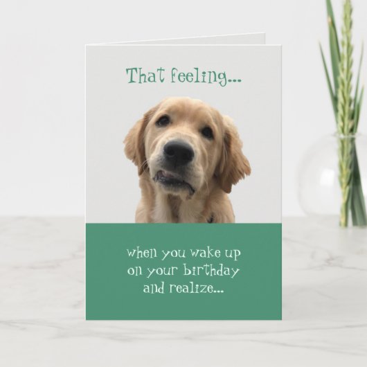 おもしろい誕生日カード カード (正面)