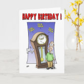 おもしろい誕生日カード:ティックトック カード (黄色い花)