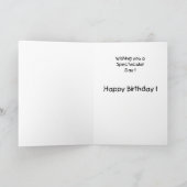 おもしろい誕生日カード：壮観な景色 カード (内部)