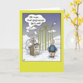 おもしろい誕生日カード：料金 カード (黄色い花)