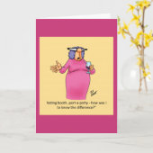 おもしろい誕生日カード:眼鏡» カード (黄色い花)