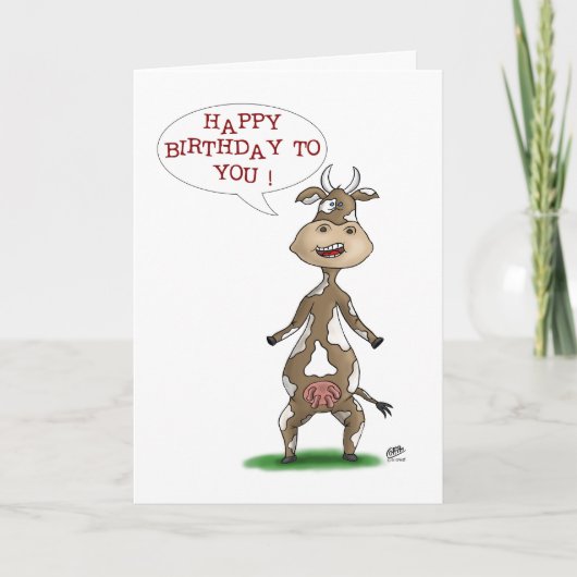 おもしろい誕生日カード：素晴らしい誕生日 カード (正面)