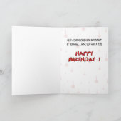 おもしろい誕生日カード:自分の心の中の伝説 カード (内部)