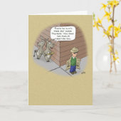 おもしろい誕生日カード:誕生日テールの回収 カード (黄色い花)