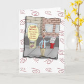 おもしろい誕生日カード:青春の泉 カード (黄色い花)