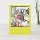 おもしろい誕生日カード: Burger Bash 2 カード (正面)