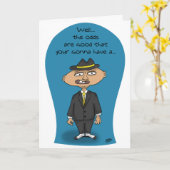 おもしろい誕生日カード: Mobster誕生日 カード (黄色い花)