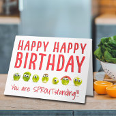 おもしろい誕生日カードfrom Friendsユーモア野菜 カード