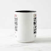 おもしろい誕生日ガグマパーソナライズされたム マグカップ (中央)