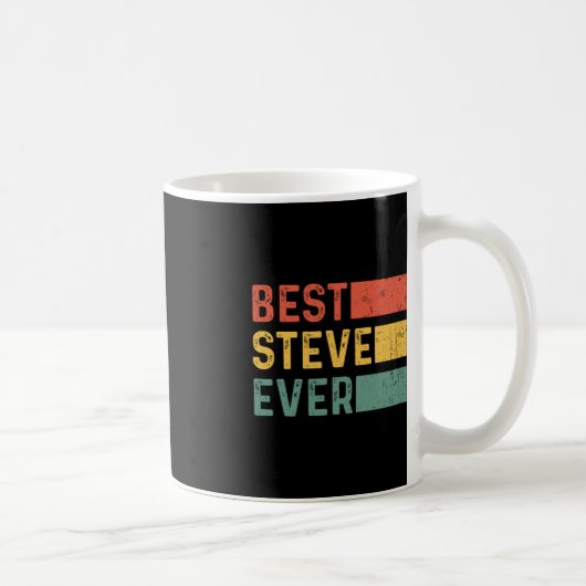 おもしろい誕生日ギフトFor Steve - 最高の Steve  コーヒーマグカップ (右)