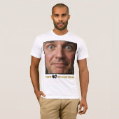 おもしろい誕生日クルーの写真年齢おもしろい笑わされる Tシャツ (正面フル)