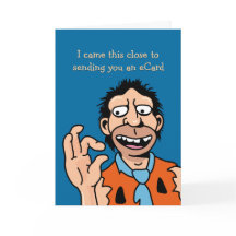 おもしろい誕生日グリーティングカード