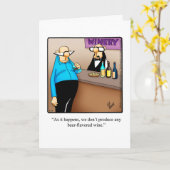 おもしろい誕生日グリーティングカード カード (黄色い花)