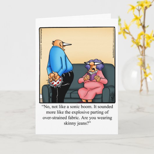 おもしろい誕生日グリーティングカード カード (黄色い花)